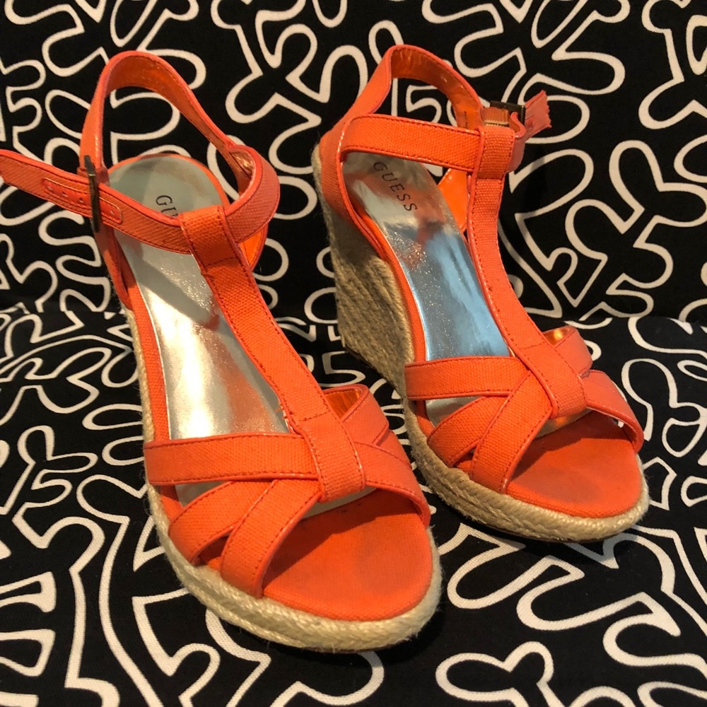 Guess Orange Wedges